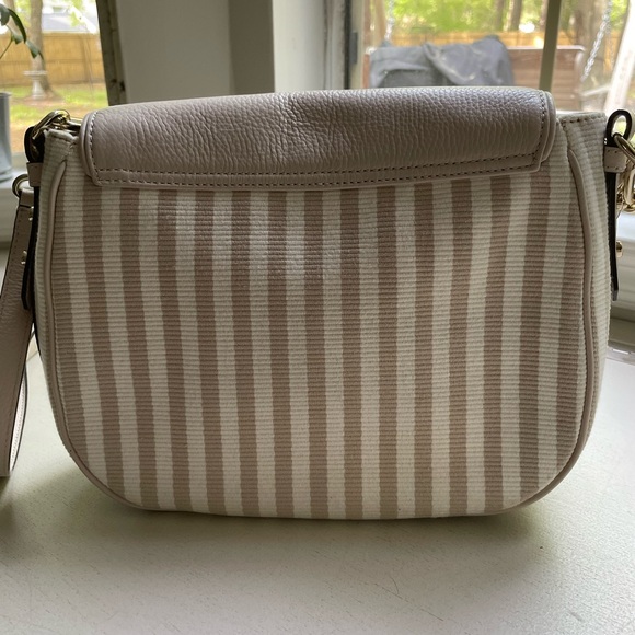 Kate Spade Handbag light Beige W/Beige Stripes Leather - Picture 2 of 16